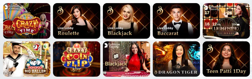 Jeux de casino en direct FAIRSPIN CASINO